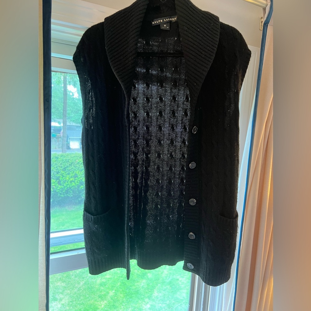 Ralph Lauren 100% Cashmere Sweater Vest